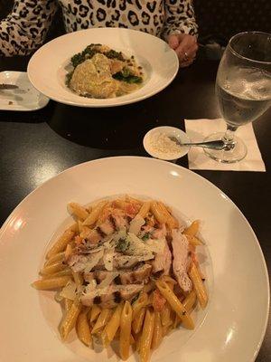 Penne Alla Vodka with Chicken, Alla Marsala with Veal