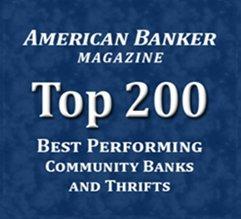 Santa Cruz County Bank is one of the Top 200 Best Performing Community Banks in the United States.