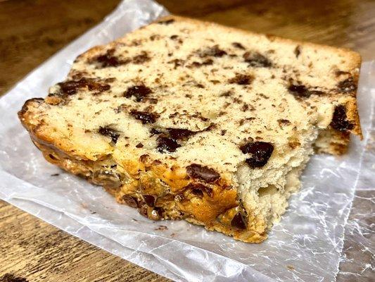 Banana chocolate chip teabread - amazing!