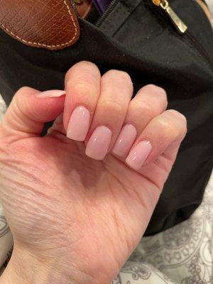 Perfectly gel dipped nails!