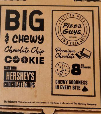 Box for the BIG & Chewy Chocolate Chip Cookie.