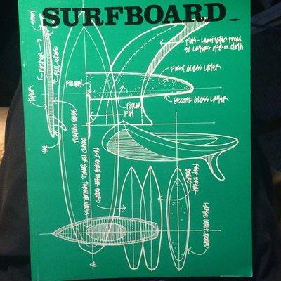 SURFBOARD the original how to build a surfboard book by SHAW