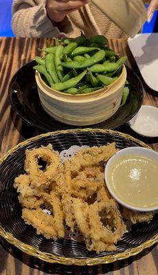 Edamame  Crispy Calamari