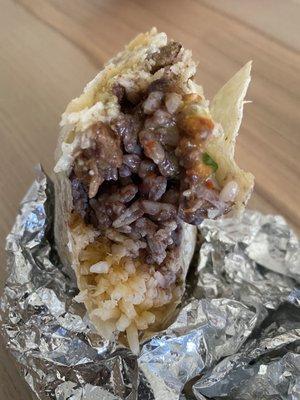 Steak burrito. Solid good!