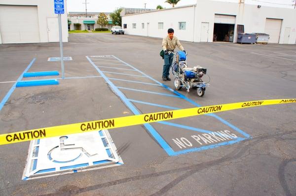 Parking Line Striping