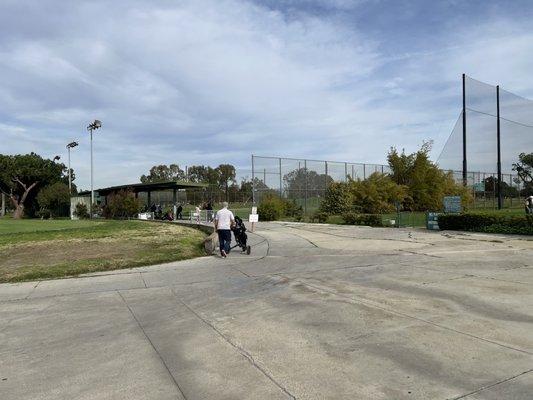 View of the driving range