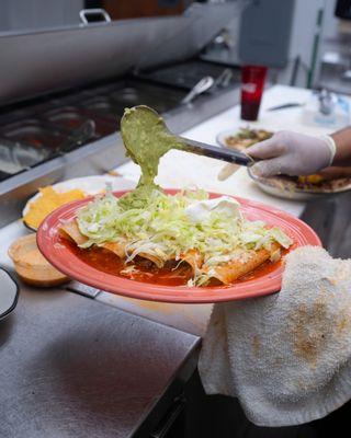 Enchiladas Rancheras