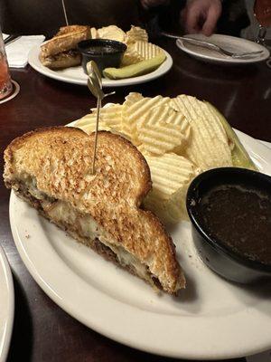 Balsamic beef grilled cheese