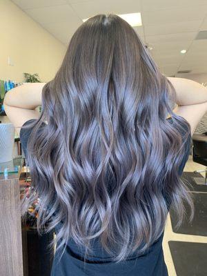 Mushroom blond ombré balayage