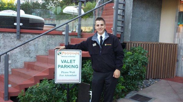 Valet parking in Marin County