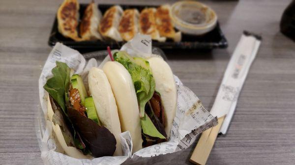 Chashu Bun and Gyoza...