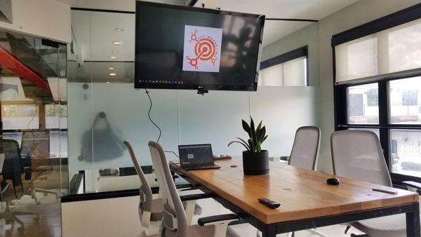 This is the conference room at the office where we conduct meetings