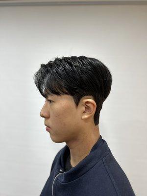 Men's cut& downperm