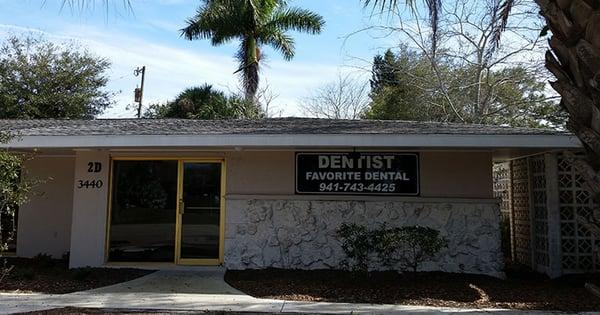 Favorite Dental office outside view.