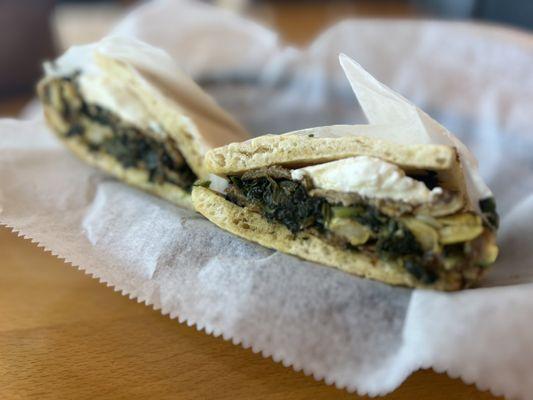 That 's Amore Veggie Panini (but odd that it's served with pita bread instead of focaccia)