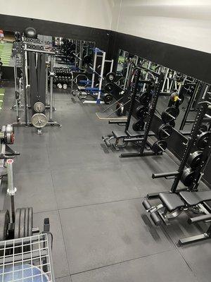 Squat racks and functional equipment