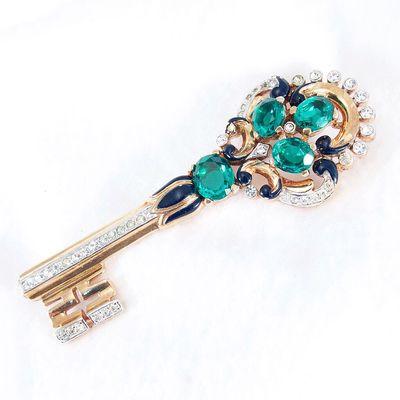 Trifari Key Brooch