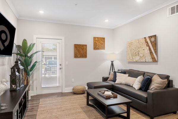 Open Floorplan with Wood-Style Flooring