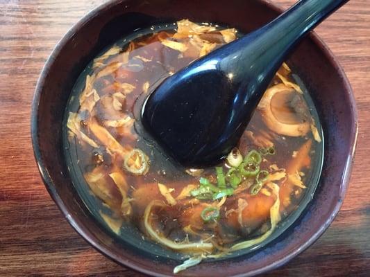 Decent, peppery, hot & sour soup