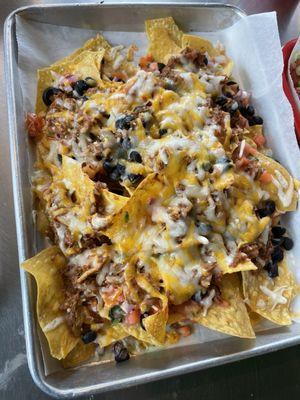 Nachos pork carnitas