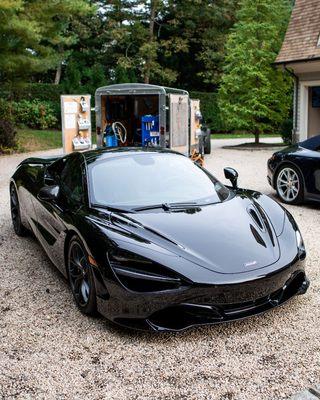 This beautiful Mclaren 720S got a thorough maintenance wash after a track day.