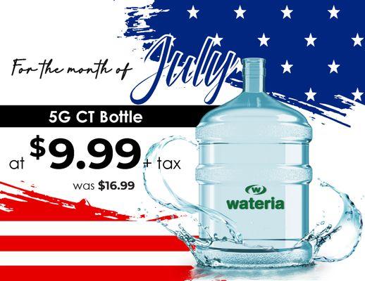 Month of July Promo: 5G CT BOTTLE $9.99