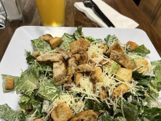 Chicken Caesar salad