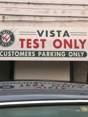 Vista Test Only Center