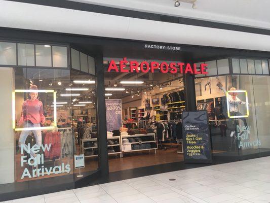 Aeropostale Store Front, Newpark Mall, Newark, CA.