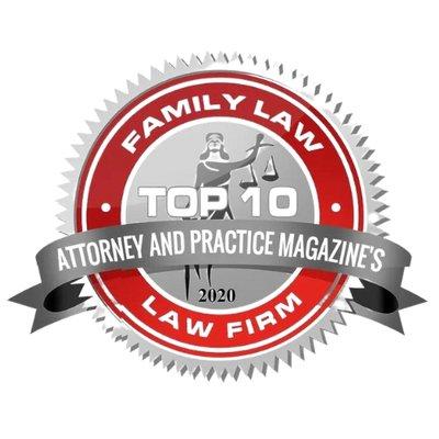 Attorney and Practice Magazine's Top 10 Family Lawyers 2020