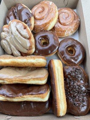 Assortment of vegan donuts