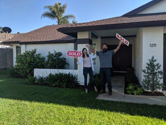 Some of our happy clients getting their first home! #bestclientsever