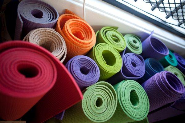 Forget your mat at home? No worries. Our eco-friendly mat rental is only $2