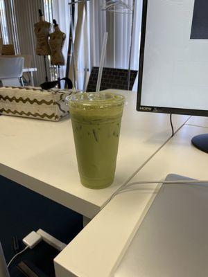 Iced matcha latte- the best!