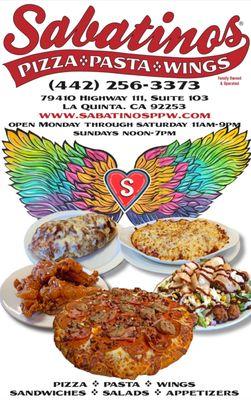 Sabatinos Pizza Pasta and Wings