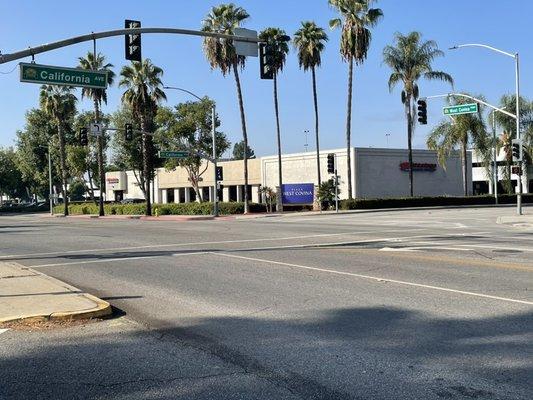 We're located at the corner of West Covina pwy & California