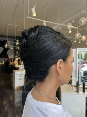 Wedding hair trial