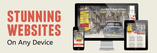 Stunning restaurant websites on any device.