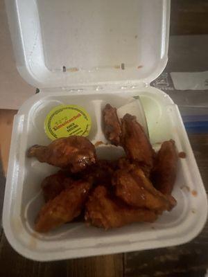 10 wings Honey BBQ