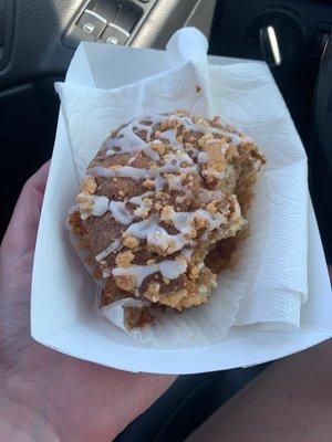 Yummy coffee cake muffin