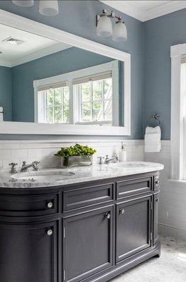 Bathroom interior paint.