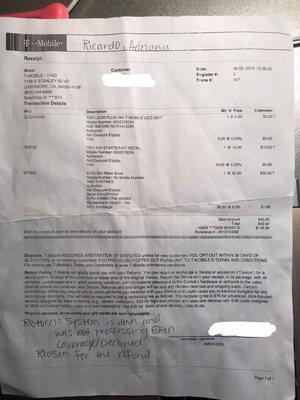 THEY ARE UNETHICAL AND DISHONEST.  THEY ARE a THIRD-PARTY RESELLER, NOT a directly-owned T MOBILE STORE so they do what they want. Don't go!