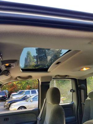 New sunroof installed