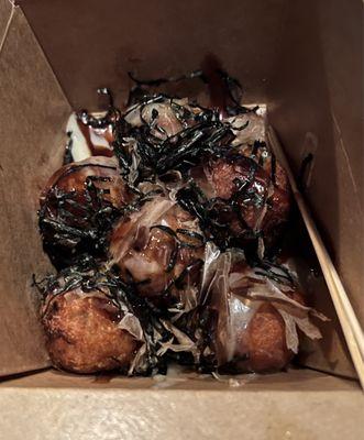 Takoyaki.