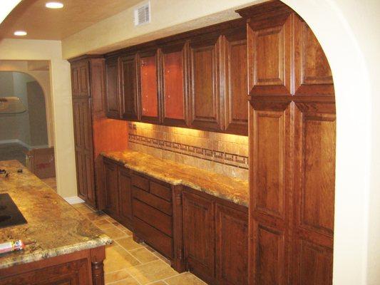 Stained Cherry Kitchen