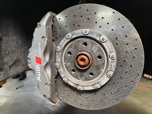 We test the moisture level in your brake fluid when we check your brakes.