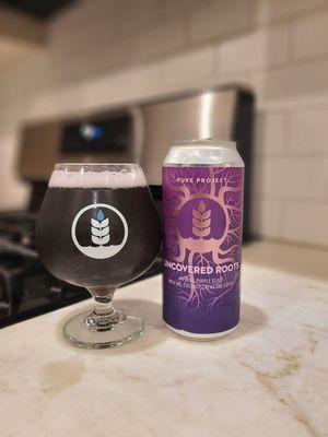 Pure Project Brewing - Uncovered Roots- Imperial Purple Stout w/Ube, Coconut, Cacao, and Coffee 9%ABV