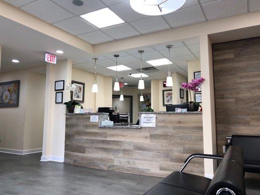 Nice reception area and front desk.