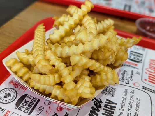 crinkle fries