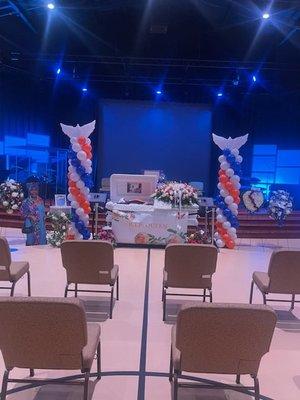 Custom Memorial Funeral Arrangement